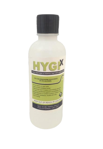 HYGIX 500MLS 70% ALCOHOL + 0.5% CHLOREXIDINE